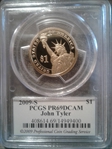 2009-S $1 John Tyler with Signature PR69DCAM