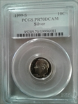 1999-S 10C Silver PR70DCAM