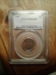 1907 1C MS64RB