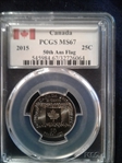 2015 25C 50th Ans Flag MS67