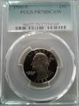 1986-S 25C PR70DCAM