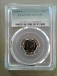 1990-S 10C PR70DCAM
