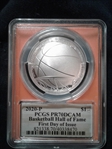 2020-P $1 Basketball Hall of Fame First Day of Issue PR70DCAM