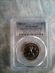 2019-D $1 American Innovation NJ Edison Light Bulb Pos. B MS66