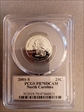 2001-S 25C North Carolina PR70DCAM