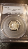 2002-S 10C Silver PR69DCAM