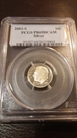 2003-S 10C Silver PR69DCAM