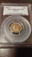 2005-S 10C Silver PR69DCAM