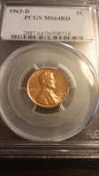 1963-D 1C MS64RD