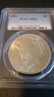 1923 $1 MS63