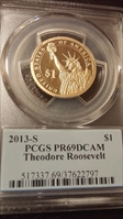 2013-S $1 Theodore Roosevelt PR69DCAM