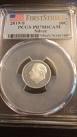 2019-S 10C Silver First Strike PR70DCAM