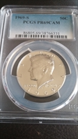 1969-S 50C PR69CAM