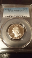 1988-S 25C PR69DCAM