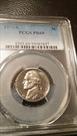 1972-S 5C PR69
