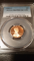 1985-S 1C PR69DCAM