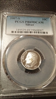 2007-S 10C Silver PR69DCAM