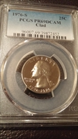1976-S 25C Clad PR69DCAM