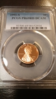 1991-S 1C PR69DCAM