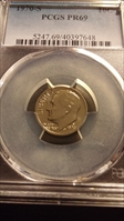 1970-S 10C PR69