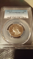 1992-S 25C PR69DCAM