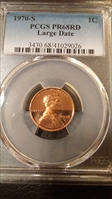 1970-S 1C Large Date PR68RD