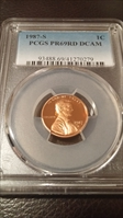1987-S 1C PR69DCAM
