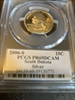 2006-S 25C South Dakota Silver PR69DCAM