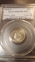 1976-S 10C PR69DCAM