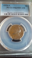 1976-S 5C PR69DCAM
