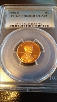 1988-S 1C PR69DCAM
