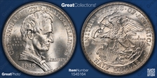 1918 50C Lincoln-Illinois MS66