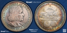 1893 50C Columbian MS65