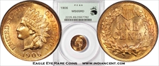 1906 1C MS65RD