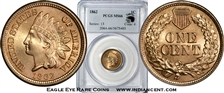 1862 1C MS66