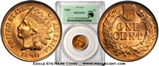 1890 1C MS65RD