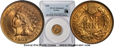 1909 1C Indian MS66RD
