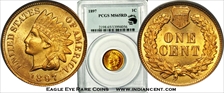1897 1C MS65RD