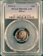 1992-S 10C Silver PR69DCAM