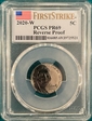 2020-W 5C Reverse Proof First Strike PR69