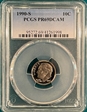 1990-S 10C PR69DCAM