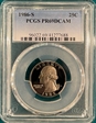 1986-S 25C PR69DCAM