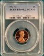 1992-S 1C PR69DCAM