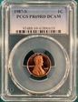 1987-S 1C PR69DCAM