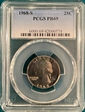 1968-S 25C PR69
