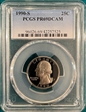 1990-S 25C PR69DCAM