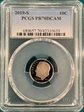 2019-S 10C PR70DCAM