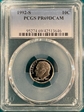 1992-S 10C PR69DCAM