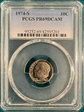 1974-S 10C PR69DCAM