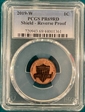2019-W 1C Shield - Reverse Proof PR69RD